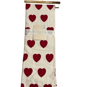 Rachel Zoe Red Heart Blanket Throw